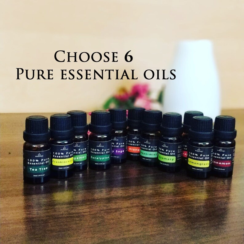Essential Oils Set 6 Pure Aromatherapy Essential Oils 100 Etsy