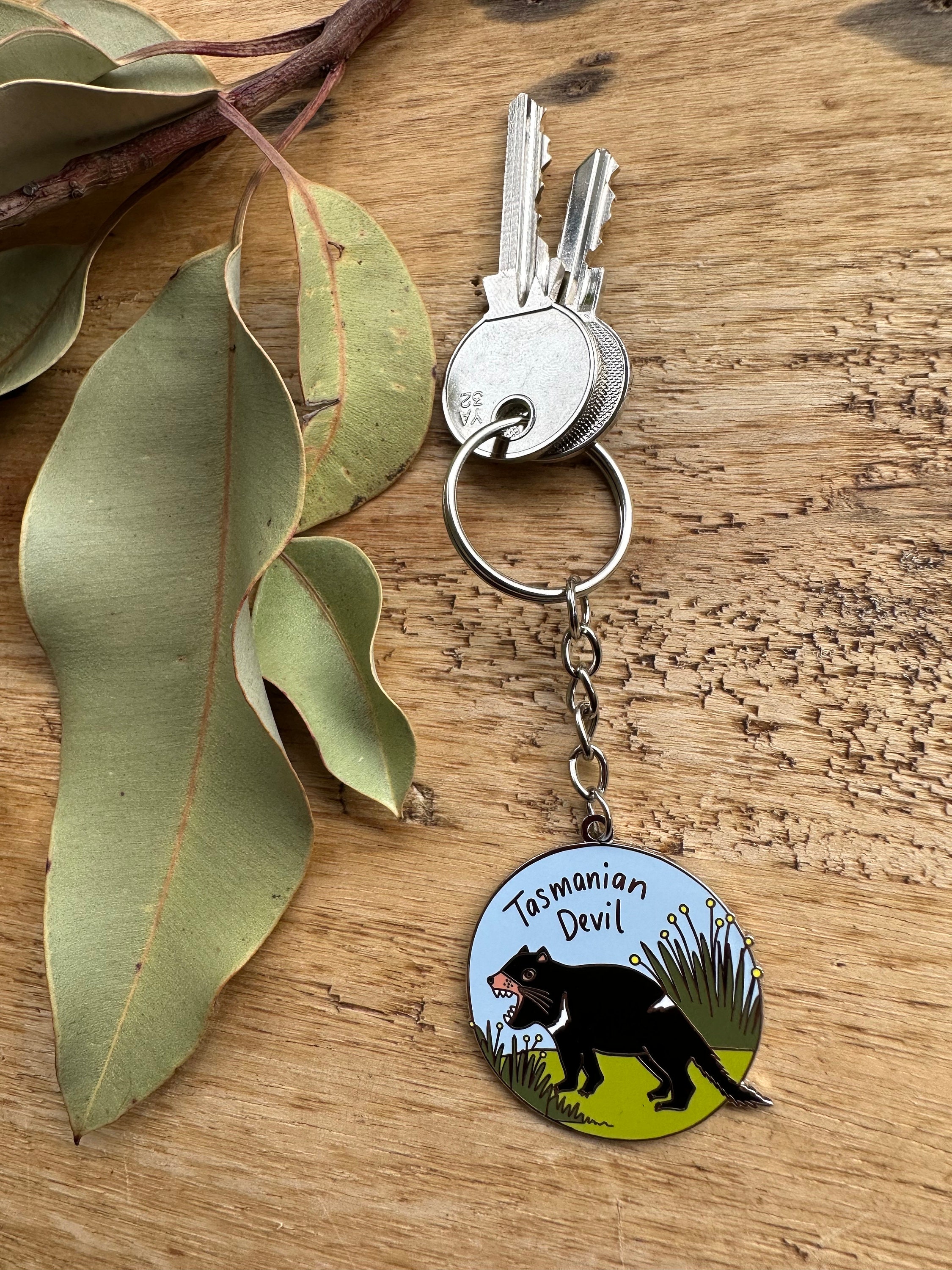 Tasmanian Devil, Tassie Devil, Devils, Key Ring, Key Chain, Australian ...