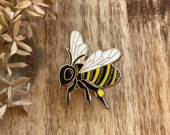 Bienenanstecknadel, Honigbiene, Insektenpin, Emaillestifte, Anstecknadel, Pin Sammler, Geschenkidee, Honig, Hive, Australien, Bienenabzeichen, Bienenbrosche, Geschenkidee