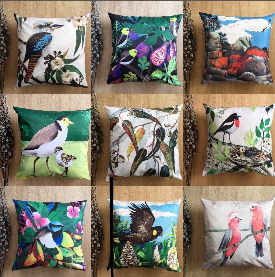 Gum Leaf Cushion Pillow Decorate Decor Home Couch Sofa Lounge Etsy