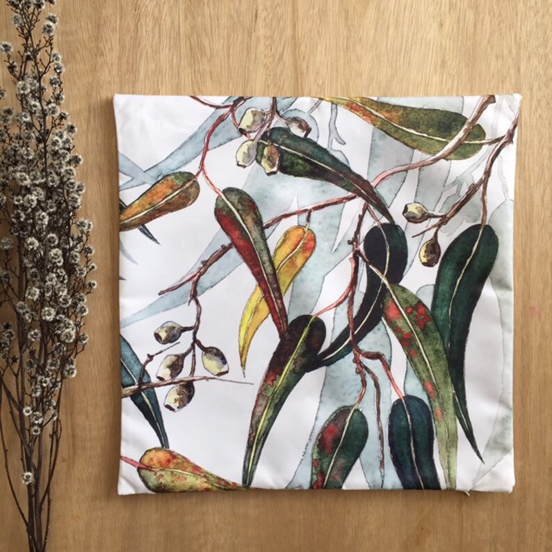 Gum Leaf Cushion Pillow Decorate Decor Home Couch Sofa Lounge Etsy