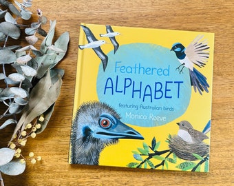 Feathered Alphabet, bird book, Picture Book, Monica Reeve, abc book, seasons, early learning, teacher resource, kids gift, teacher resources
