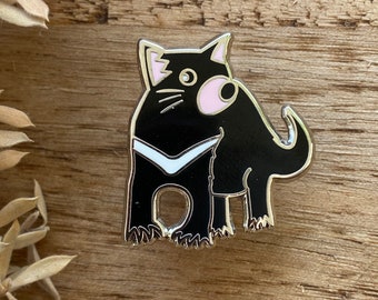 Broche de lapela esmaltado do Diabo da Tasmânia, animais da Tasmânia, broches pigmentados, joia para usar, diabo, animal australiano, ideia de presente, colecionador de broches, arte