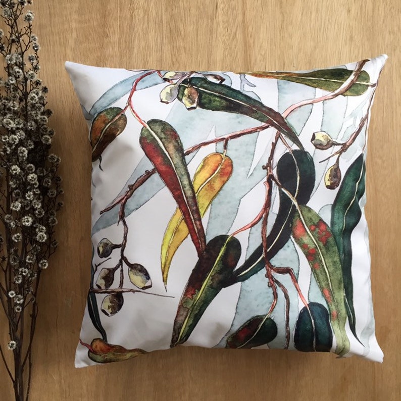 Gum Leaf Cushion Pillow Decorate Decor Home Couch Sofa Lounge Etsy