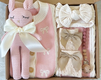 Newborn Gift Box Baby Gift Box Personalized Baby Girl Gift Set Baby Shower Gift  Newborn Gift Baby  Girl Gift Welcome Gift