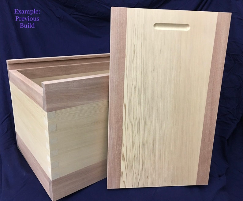 OGB 50 Lb Gunpowder Storage Custom Order Box 50lb Western Red Cedar W