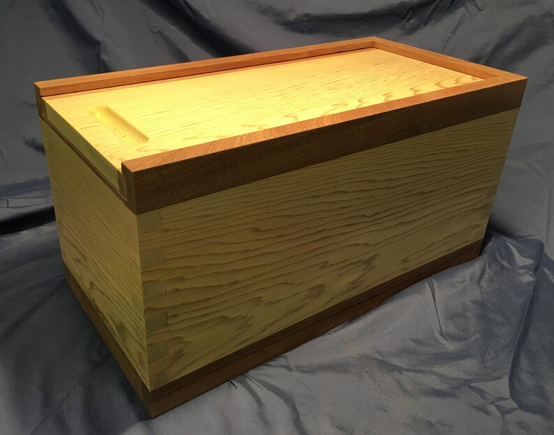 OGB 27 Lb Wood Smokeless Gunpowder Box Custom Order 271 Lb. Cans or