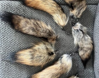 Coyote Tail Keychain