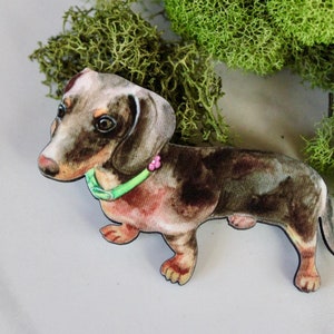 dog pin, dog brooch, dachshund pin, brooch, jewelry, gift, gift for her, gift under 10, brooch under 10, dog jewelry, dachshund, doxie