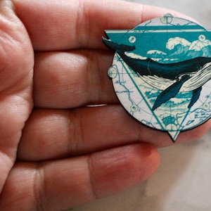 whale pin, whale brooch, whale, ocean, gift, pin under 10, jewelry under 10, for her, gift for her, gift for him, easter, brooch, pin