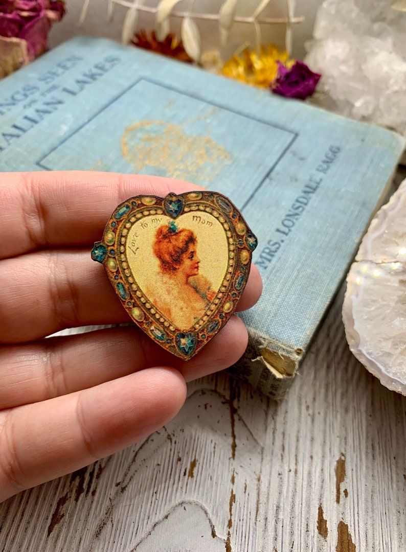 Heart Pin, Heart Brooch, Valentines Day, Love, Love Pin, Vintage Heart ...