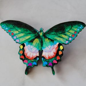 borboleta, broche de borboleta, joias de borboleta, presente, presente para ela, broche, broche com menos de 10, joias, dia das mães, broche de madeira, broche de madeira, broche