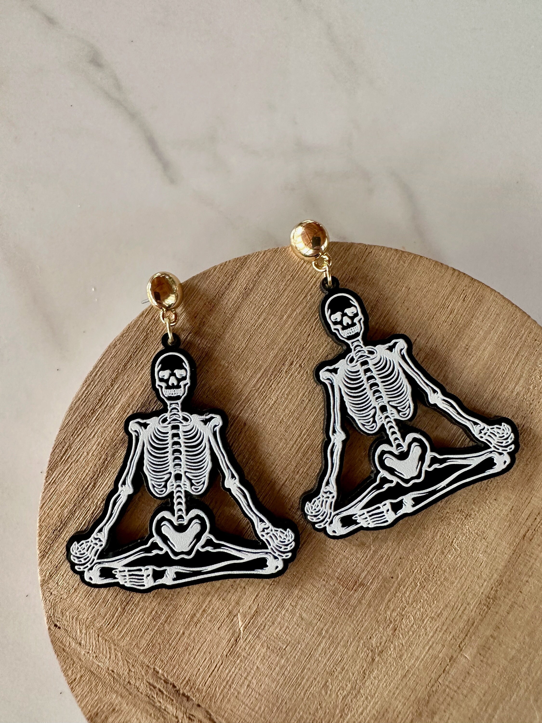 H&m 2025 skeleton earrings