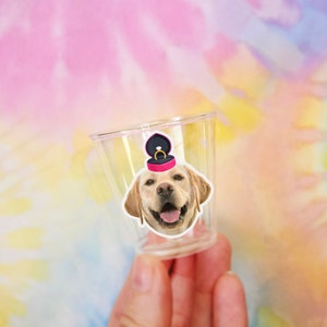 Dog Face on Glass Etsy