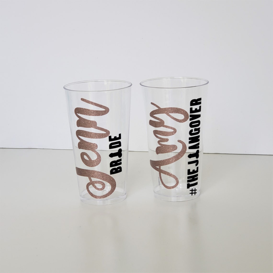 personalized plastic shot glasses