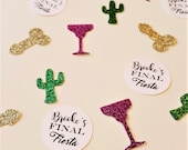 Personalized Bachelorette Party Penis Confetti Final Fiesta Theme Confetti Margarita Confetti Cactus Confetti Final Fiesta Bachelorette