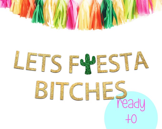 Final Fiesta Bachelorette Party Banner Final Fiesta Banner Etsy