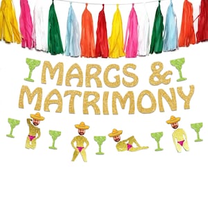 Margs and Matrimony Bachelorette Party Groom Face Banner, Groom Head Sombrero Decor, Margarita Bachelorette Party Theme, Mexico Bachelorette