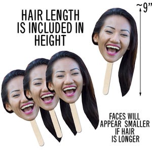 Groom Face Fans on a Stick: Bachelorette Party Decorations and Party Favors image 4