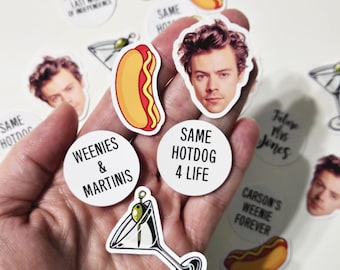 Personalized Bachelorette Party Confetti: Hot Dog & Martini Theme