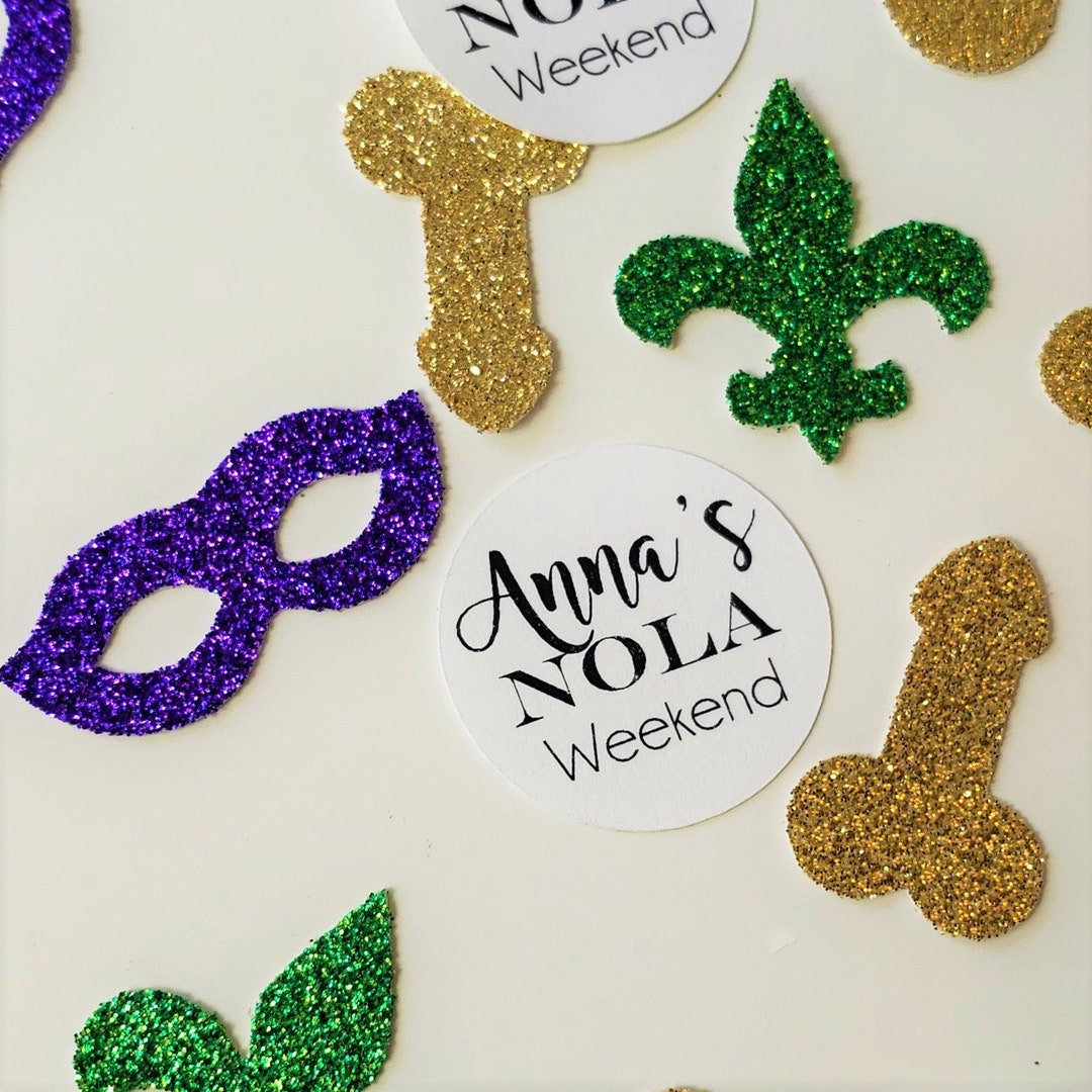 mardi gras straws