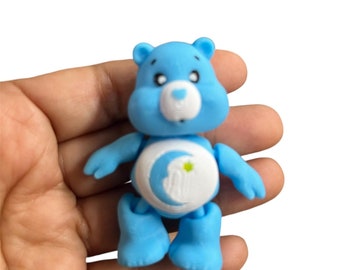 3D printed multicolored articulated mini bears figurines done in PLA plastic great for decoration 10 options set 1