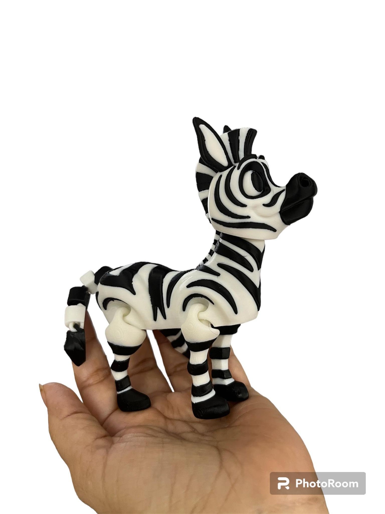 Articulated Zebra Multicolored 3D Printed in PLA Filament - Etsy