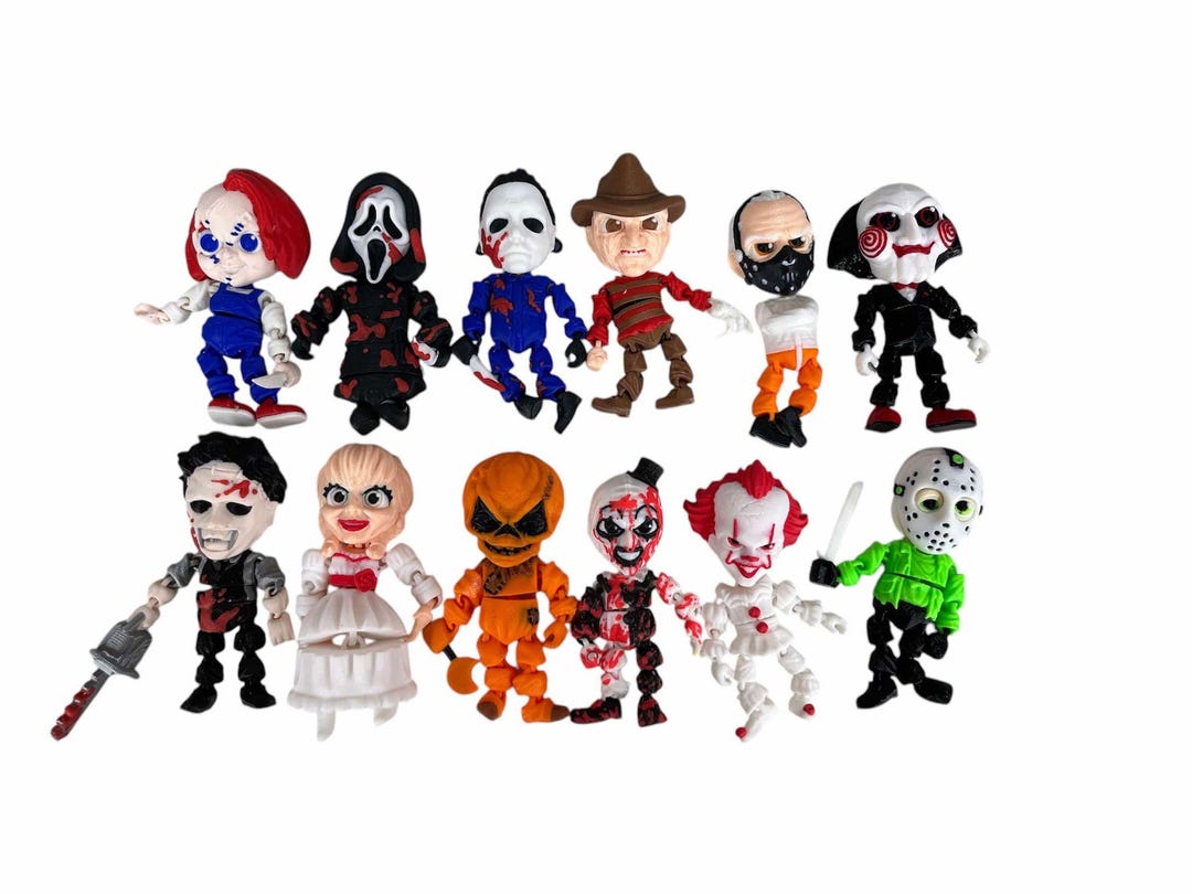 3D Printed Horror Figurines Great for Decoration, Made in PLA Plastic ...