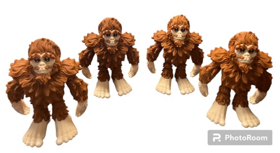 Articulated Multicolored Bigfoot Sasquatch 3D Printed in PLA