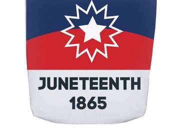 Juneteenth Flag Tote Bag, Juneteenth Weekend Bag- Juneteenth Gift- Canvas Tote Bag, Cute Custom Tote-Beach Bag, Habensen Gallery