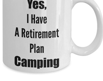 Mug for Retirement Retired 2024- Gifts for Men Women-Happy Retirement Gift for Coworker-Funny Retirement-Camping Mug, Habensen Gallery