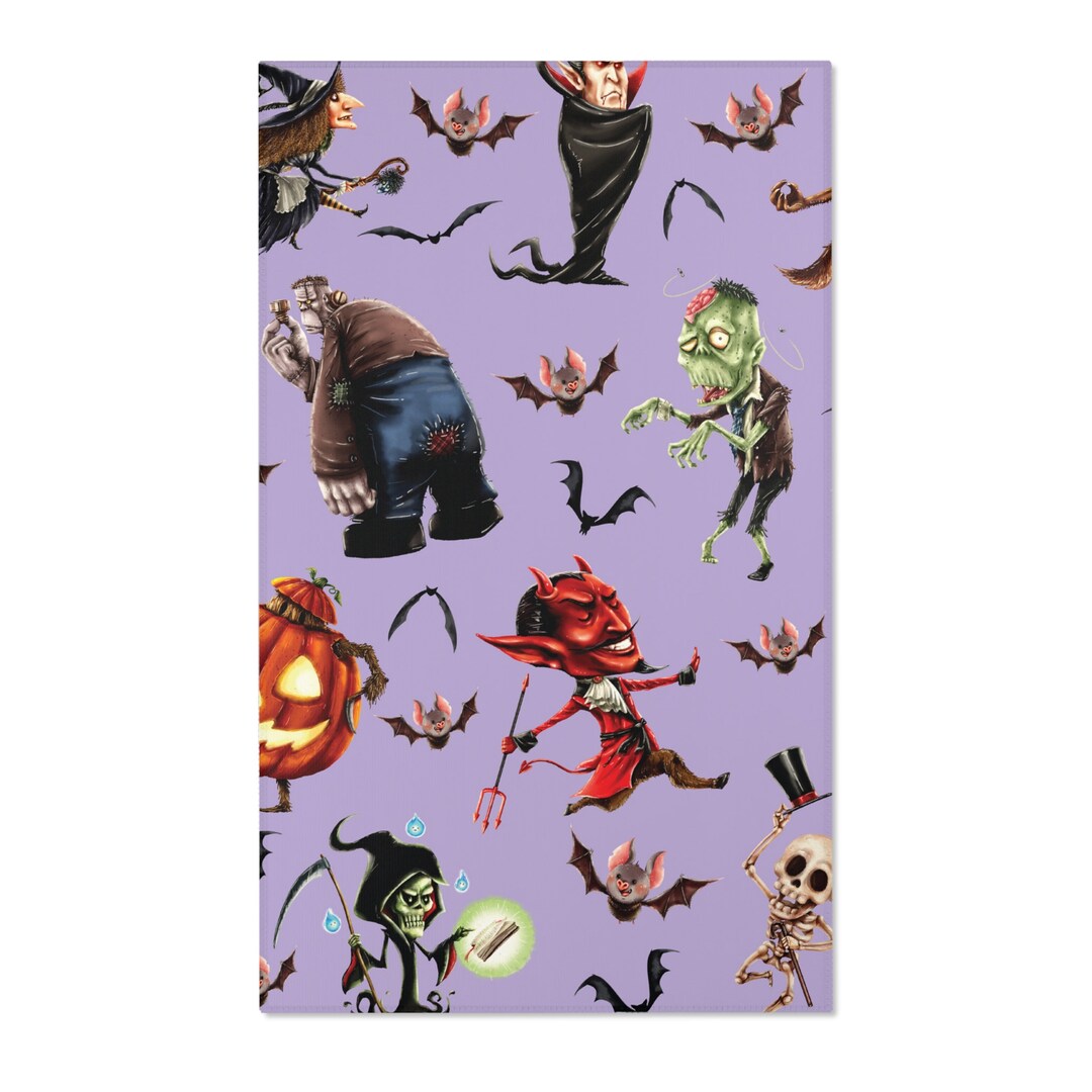 halloween area rug