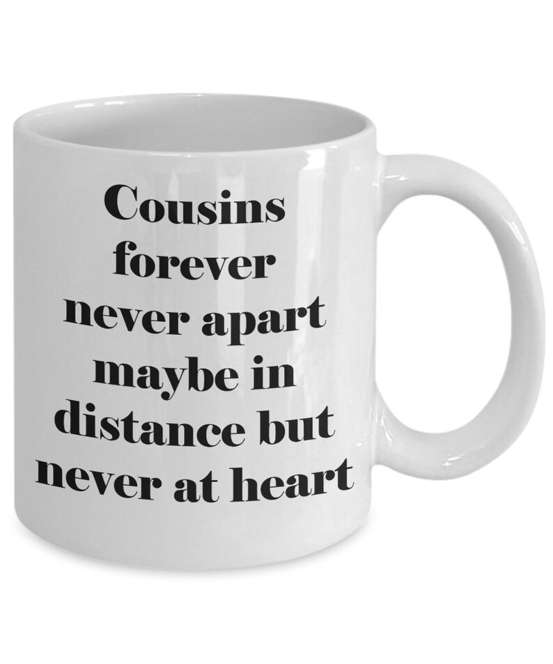 Gifts for Cousins Best Friends Gift Long Distance Gift White