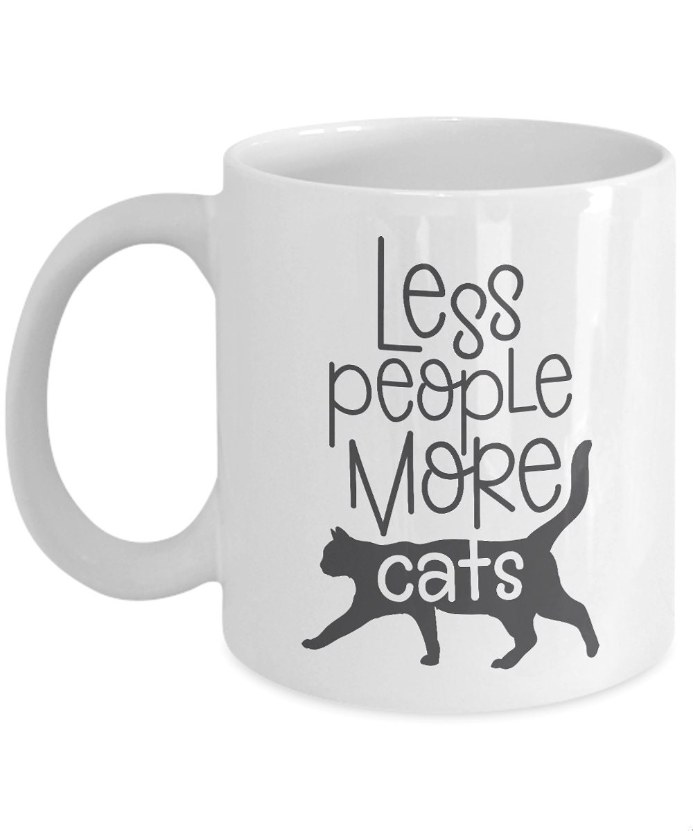 Cat Lover Coffee Mug, Cute Cat Mug, Cat Lover Gift, Cat Mom, Dad, Funny