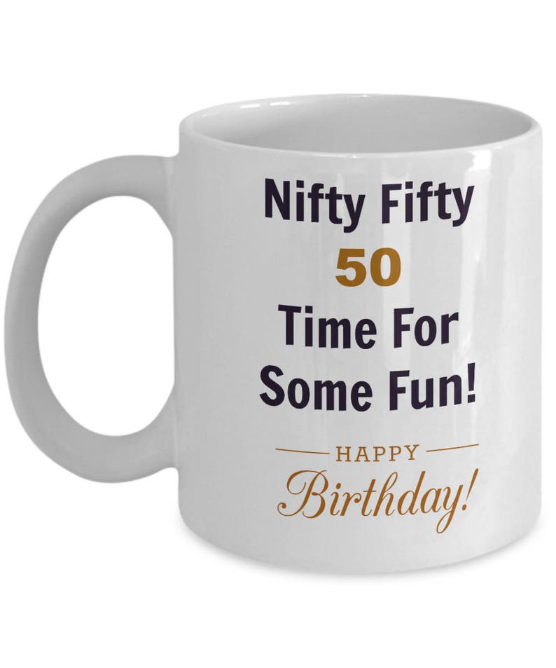 50th Birthday Gift 50th Birthday Women Men Funny Coffee Etsy Ireland