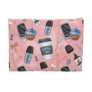 Cute Pink Pencil Case & Makeup Bag - Perfect for Back to School Essentials -Gift for Students and Teens
