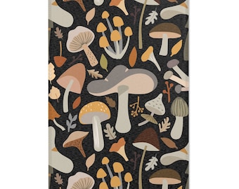 Mushroom Area Rug Cozy Living Room Nature-Inspired Home Decor Woodland Theme