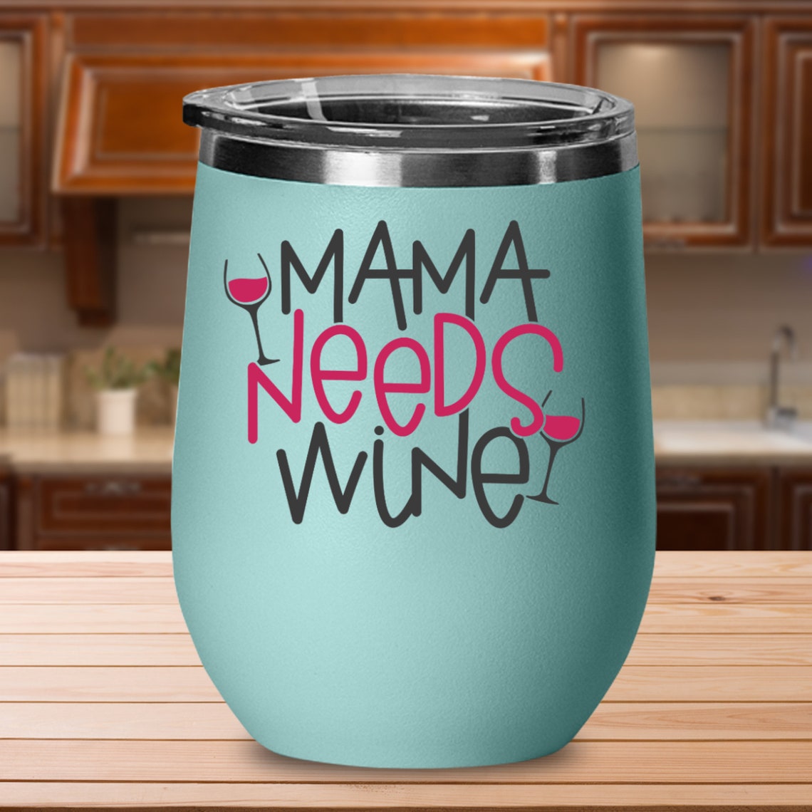 Funny Wine Tumbler Gift for Mom Mama Mom Life Funny Wine Etsy