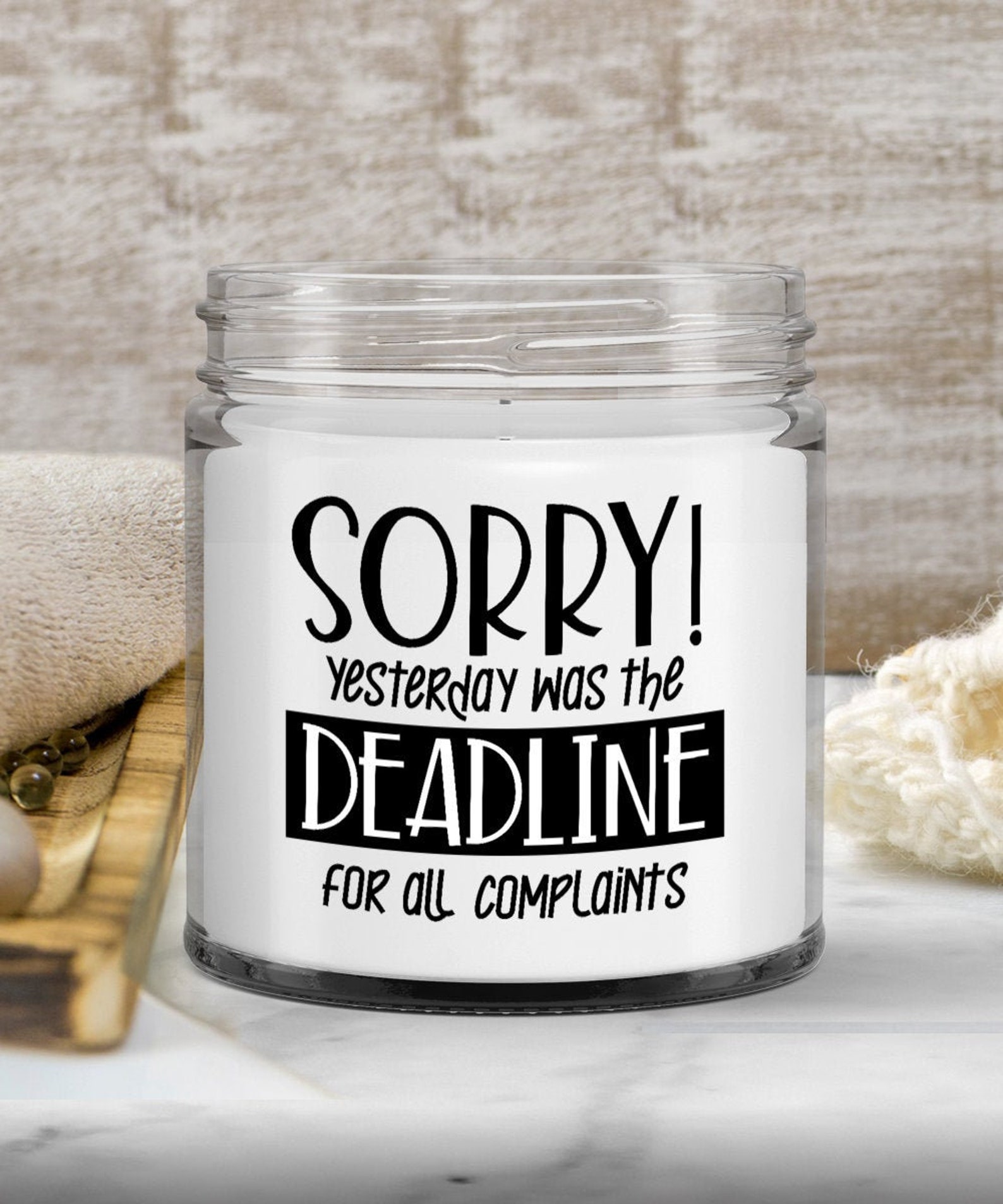 Sarcastic Candle Funny Candle Gifts Adult Humor Candle Etsy