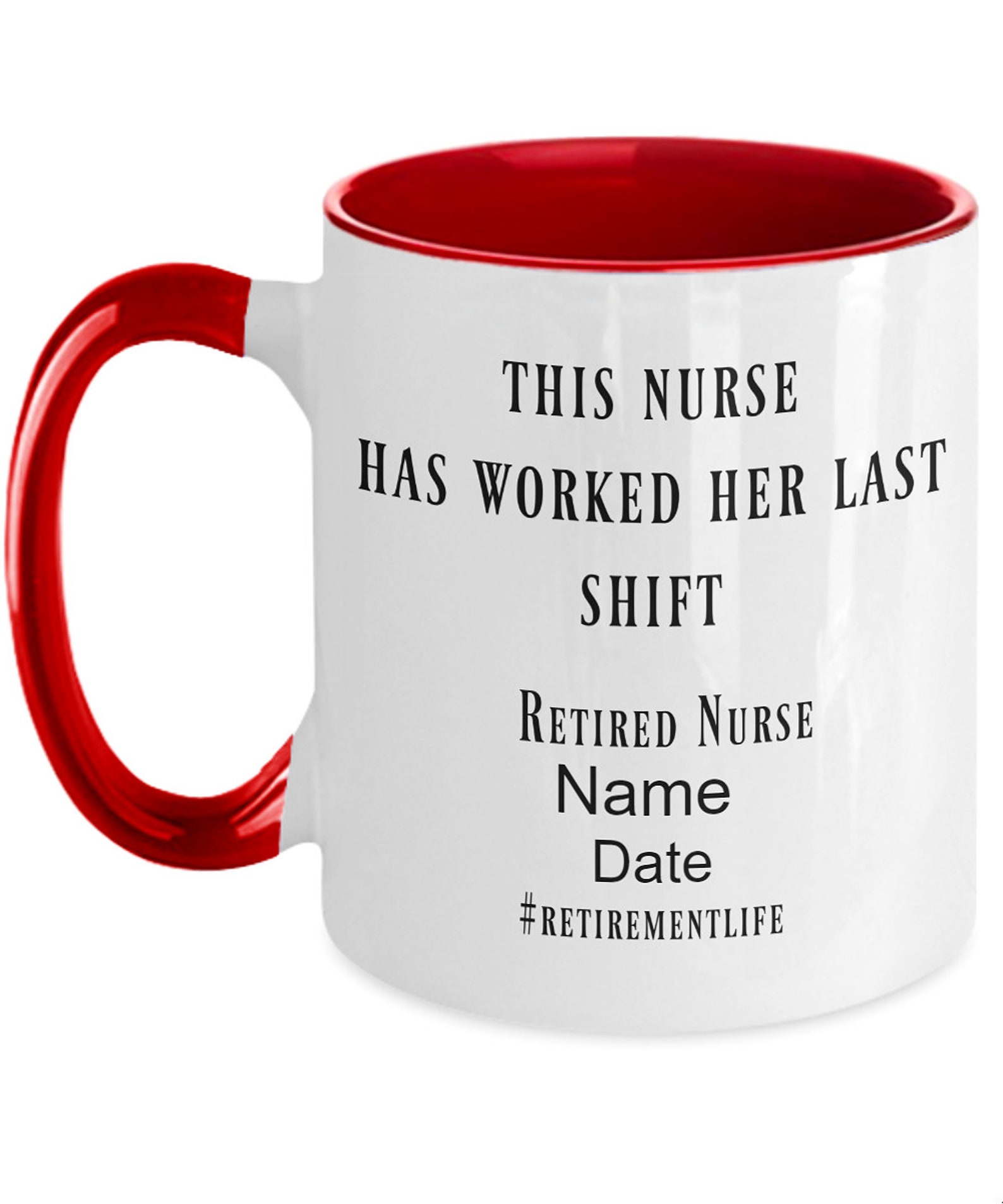Retirement Gifts for Nurses Personalized Gift Registered Etsy