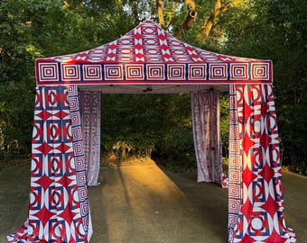 Custom Printed 10x10 Outdoor Pop-Up Canopy – Vendor Booth, Festival Tent, Beach Canopy