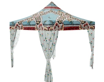 Custom Printed 10x10 Outdoor Pop-Up Canopy – Vendor Booth, Festival Tent, Beach Canopy