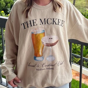 Custom Wedding Sweatshirt - Social & Cocktail Club - Custom Drinks