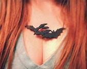 Woman 39 s Necklace Acrylic Bat Necklace Choker Woman 39 s Goth Fashion Gothic Vintage Bats Evileye Vikings Norse Woman Teens Girls