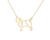 Woman 39 s Necklace Pug Necklace Cute Origami Necklace necklaces Geometric necklace Jurassic world Horse Choker Pendant Woman gift for ladies