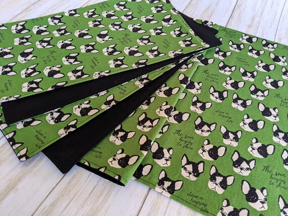 Scattered Bulldog Placemat Scattered Bulldog Placemat