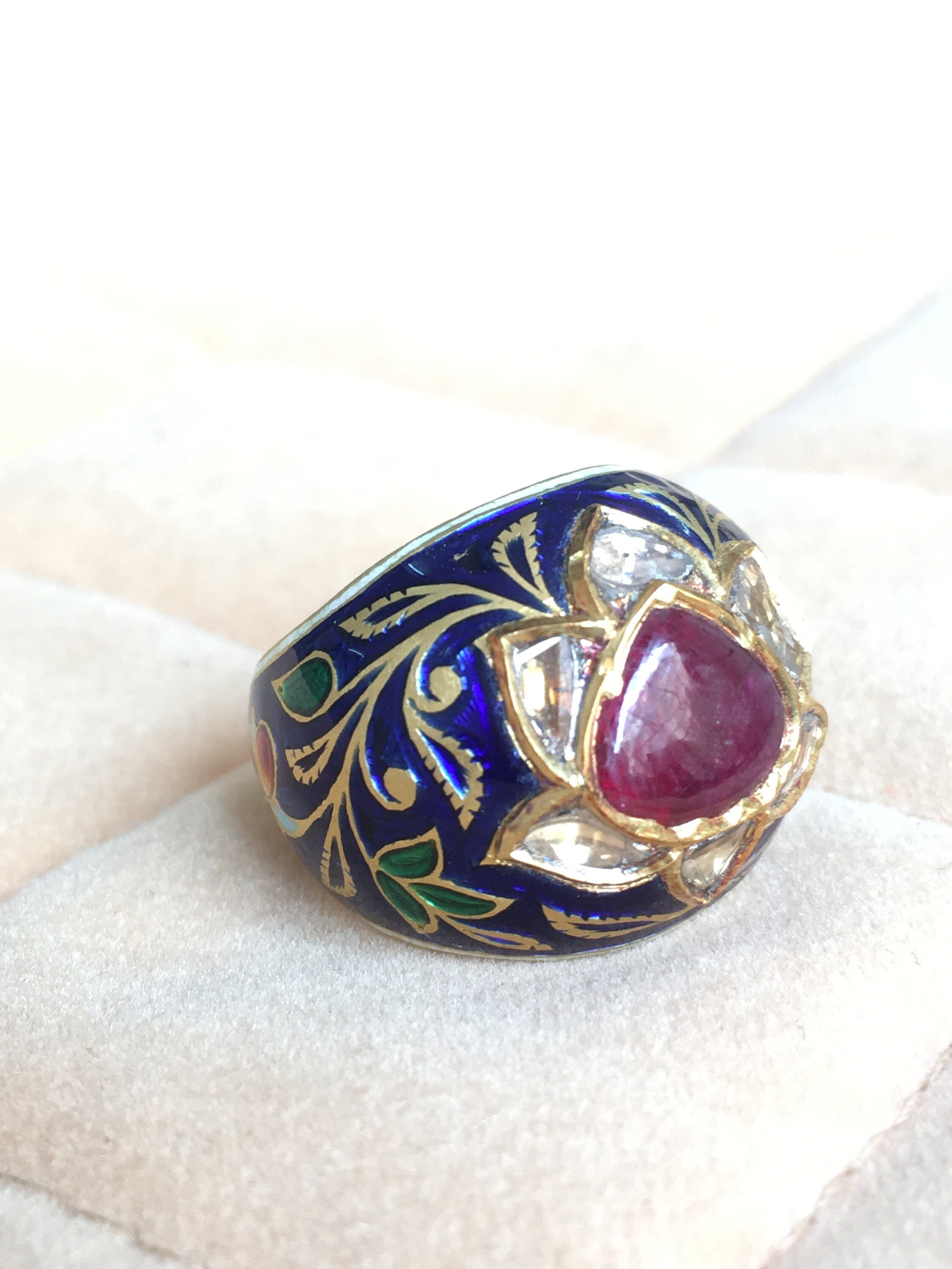 Kundan meena rings sale