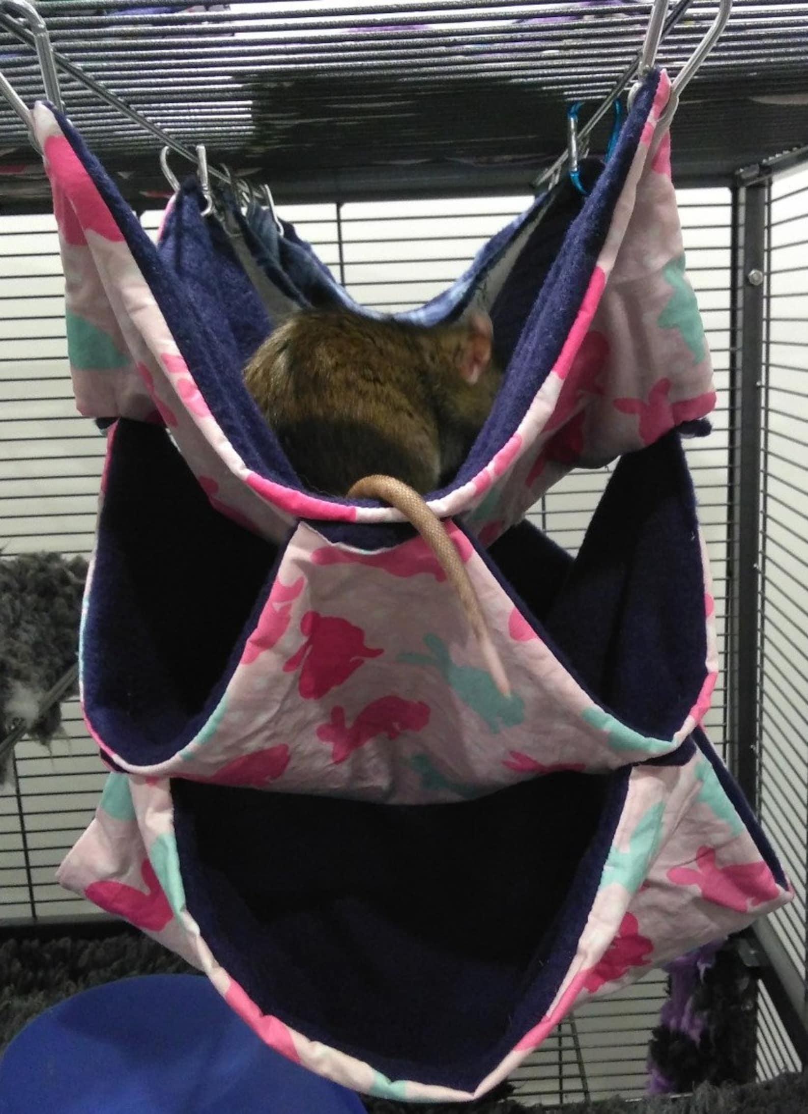 2 3 and 4 Layer Hammocks for Rats and Other Small Etsy Australia