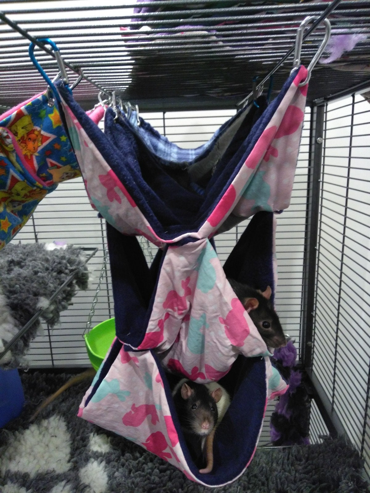 2 3 and 4 Layer Hammocks for Rats and Other Small Etsy
