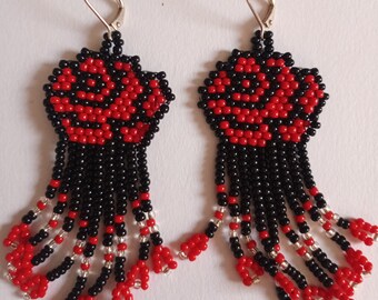 Rose Earrings